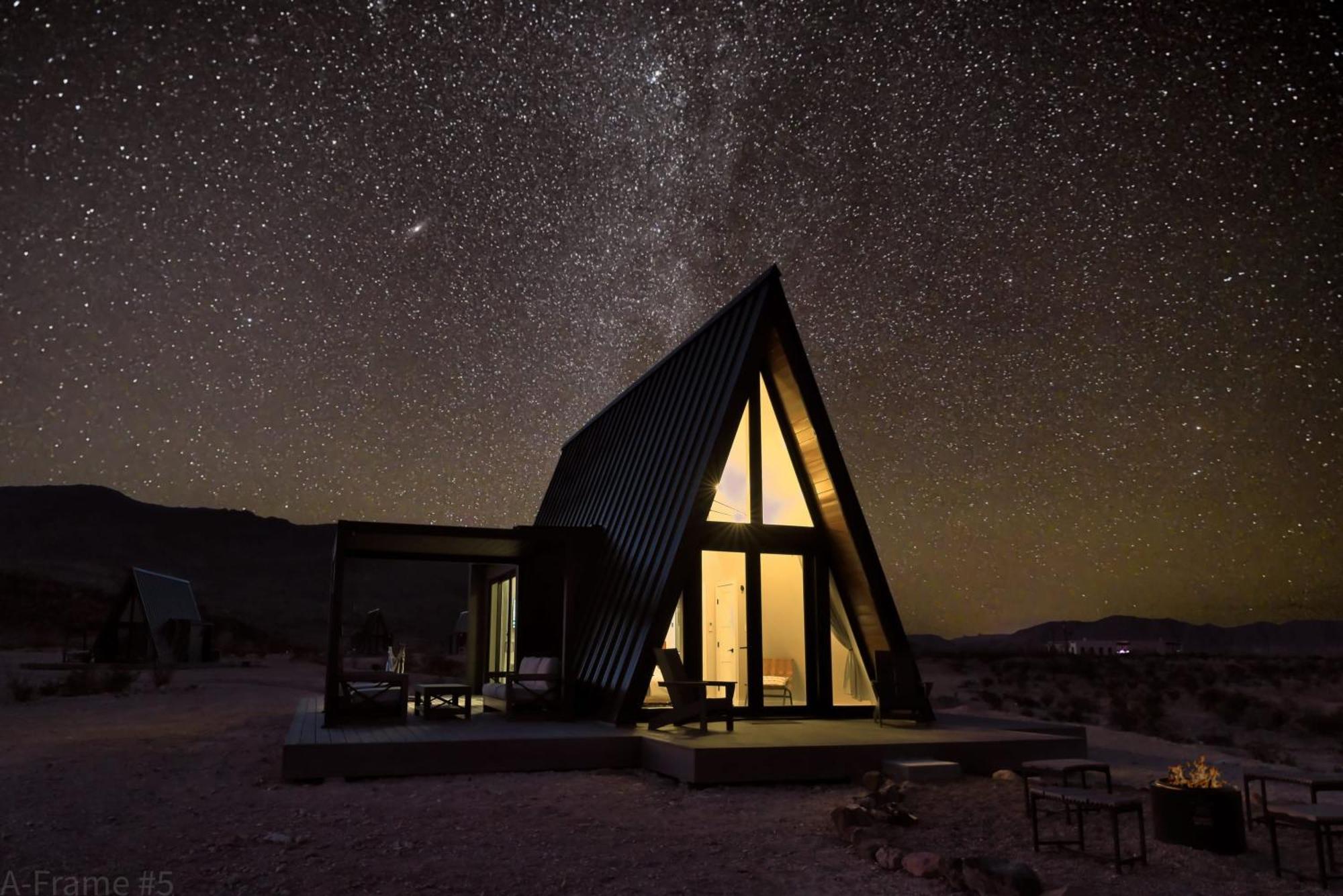 Stardust Big Bend Luxury A-Frame#5 Great Views Villa Terlingua Eksteriør billede