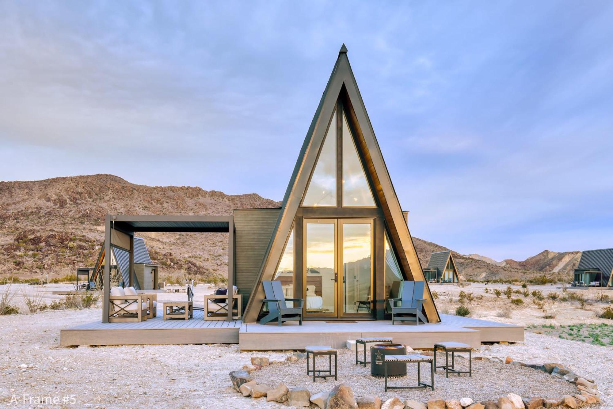 Stardust Big Bend Luxury A-Frame#5 Great Views Villa Terlingua Eksteriør billede