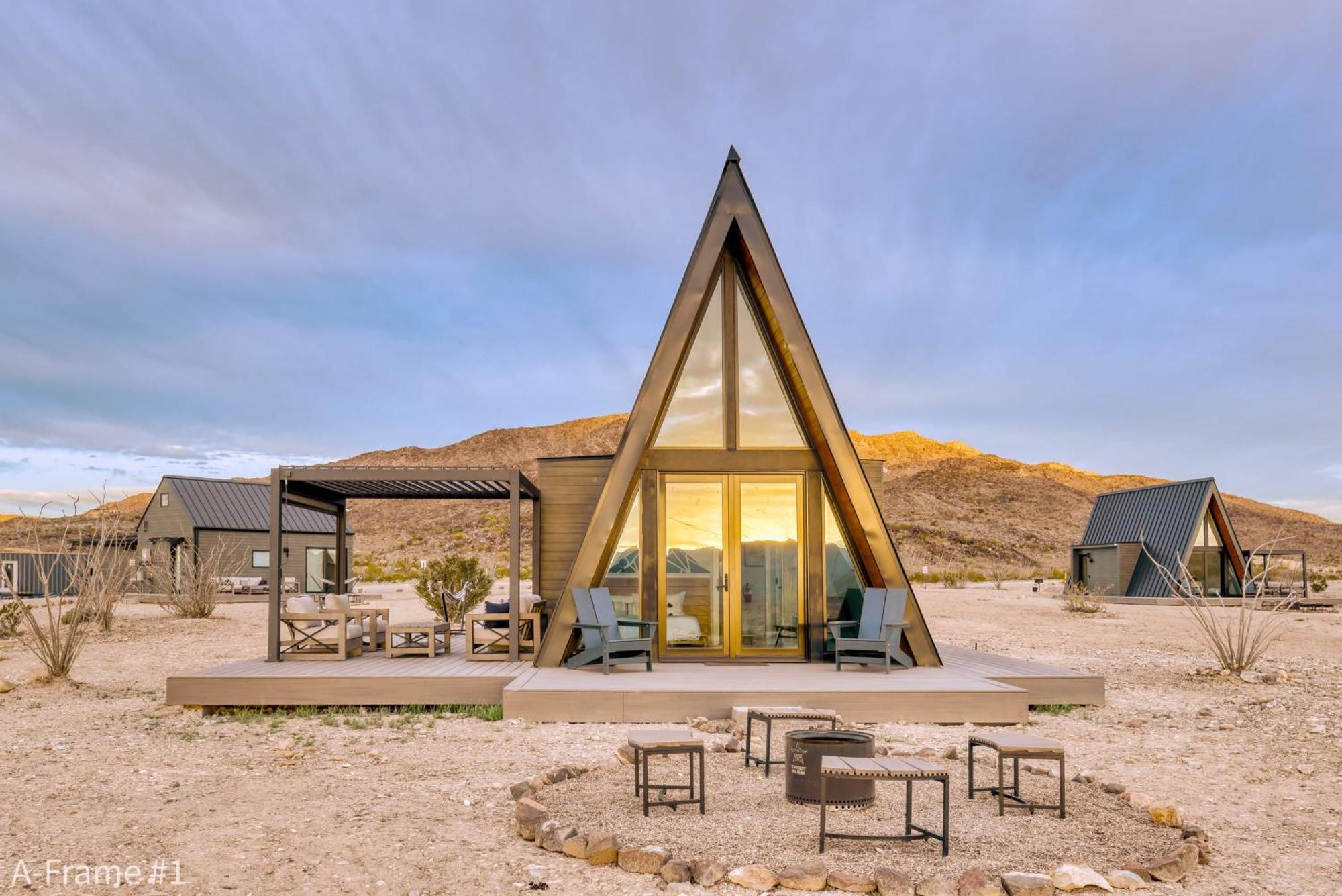 Stardust Big Bend Luxury A-Frame#5 Great Views Villa Terlingua Eksteriør billede