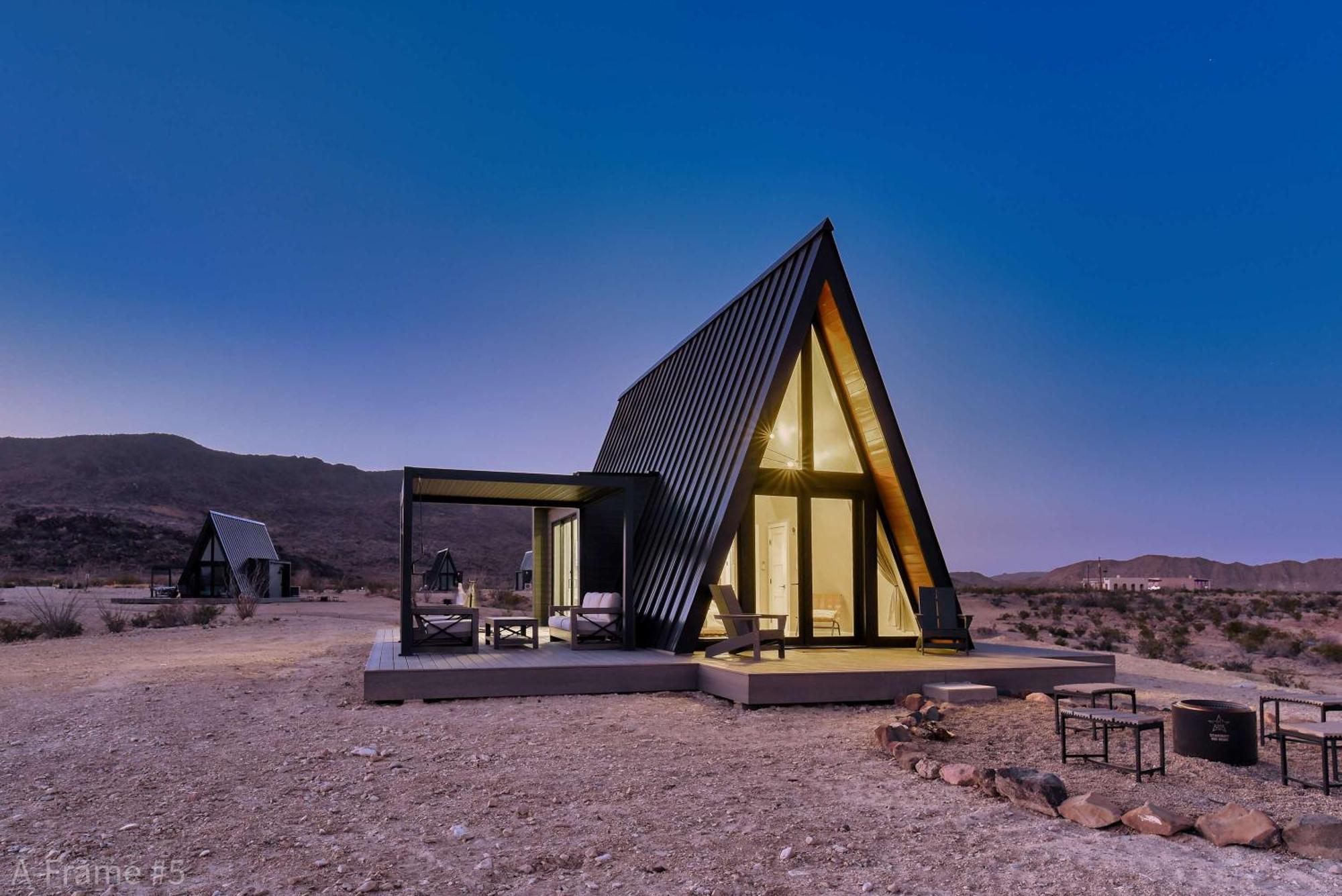 Stardust Big Bend Luxury A-Frame#5 Great Views Villa Terlingua Eksteriør billede