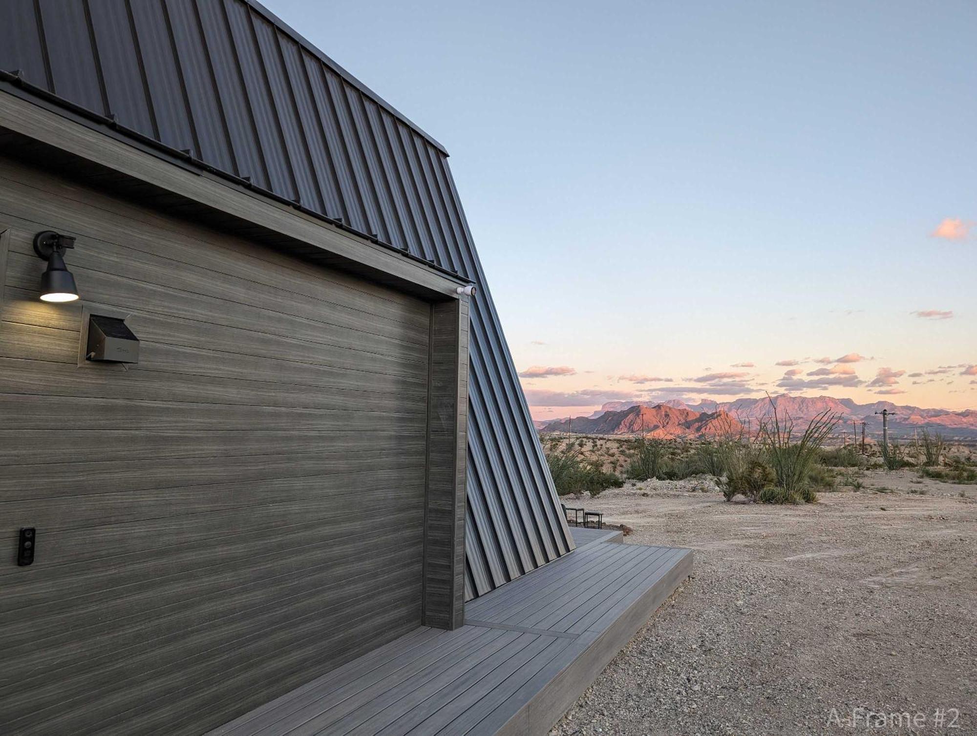 Stardust Big Bend Luxury A-Frame#5 Great Views Villa Terlingua Eksteriør billede