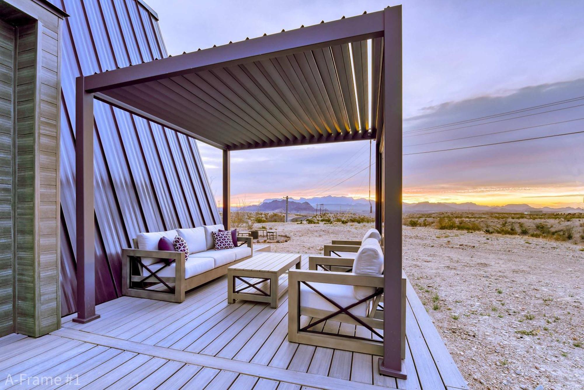 Stardust Big Bend Luxury A-Frame#5 Great Views Villa Terlingua Eksteriør billede