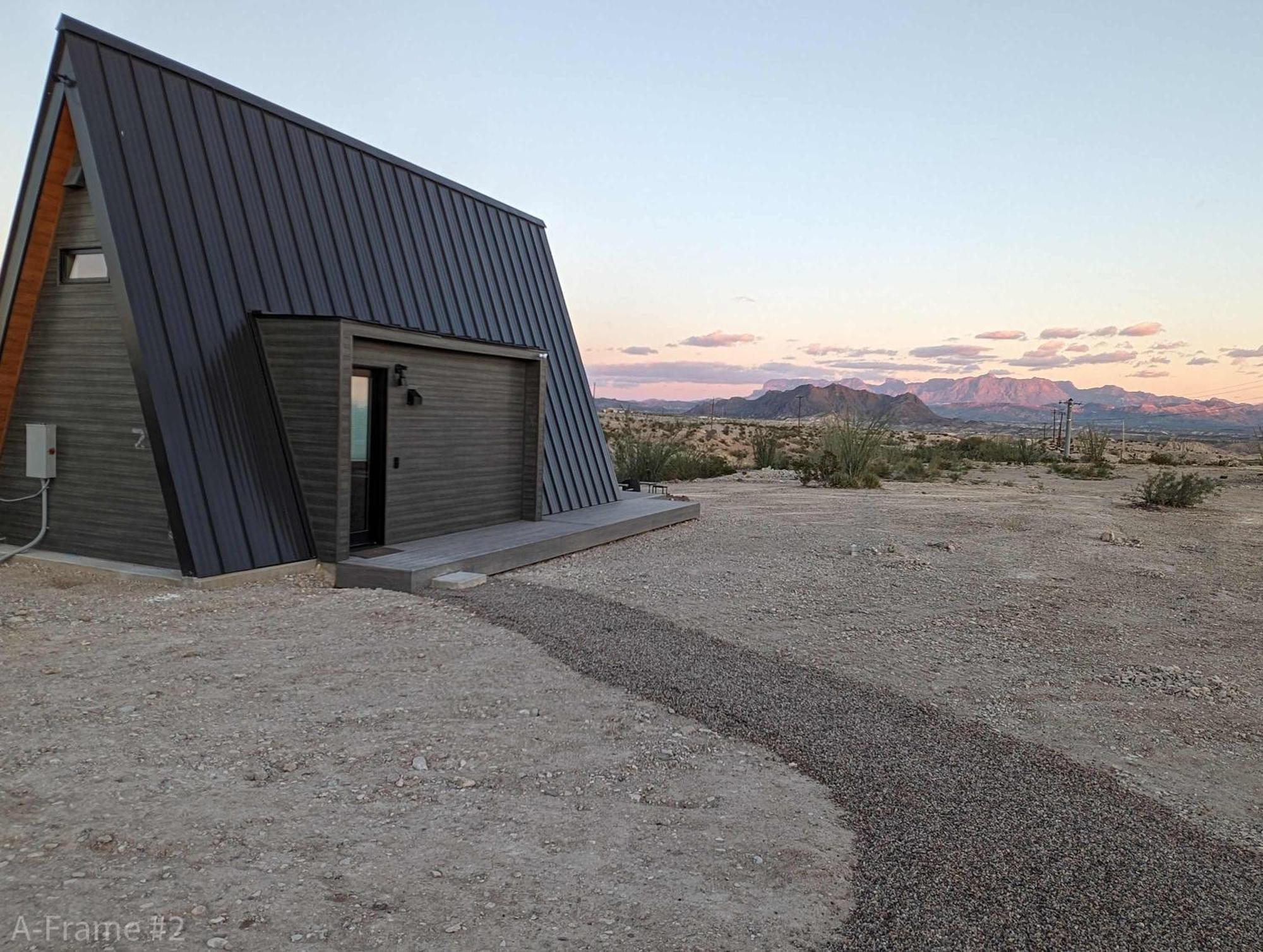 Stardust Big Bend Luxury A-Frame#5 Great Views Villa Terlingua Eksteriør billede