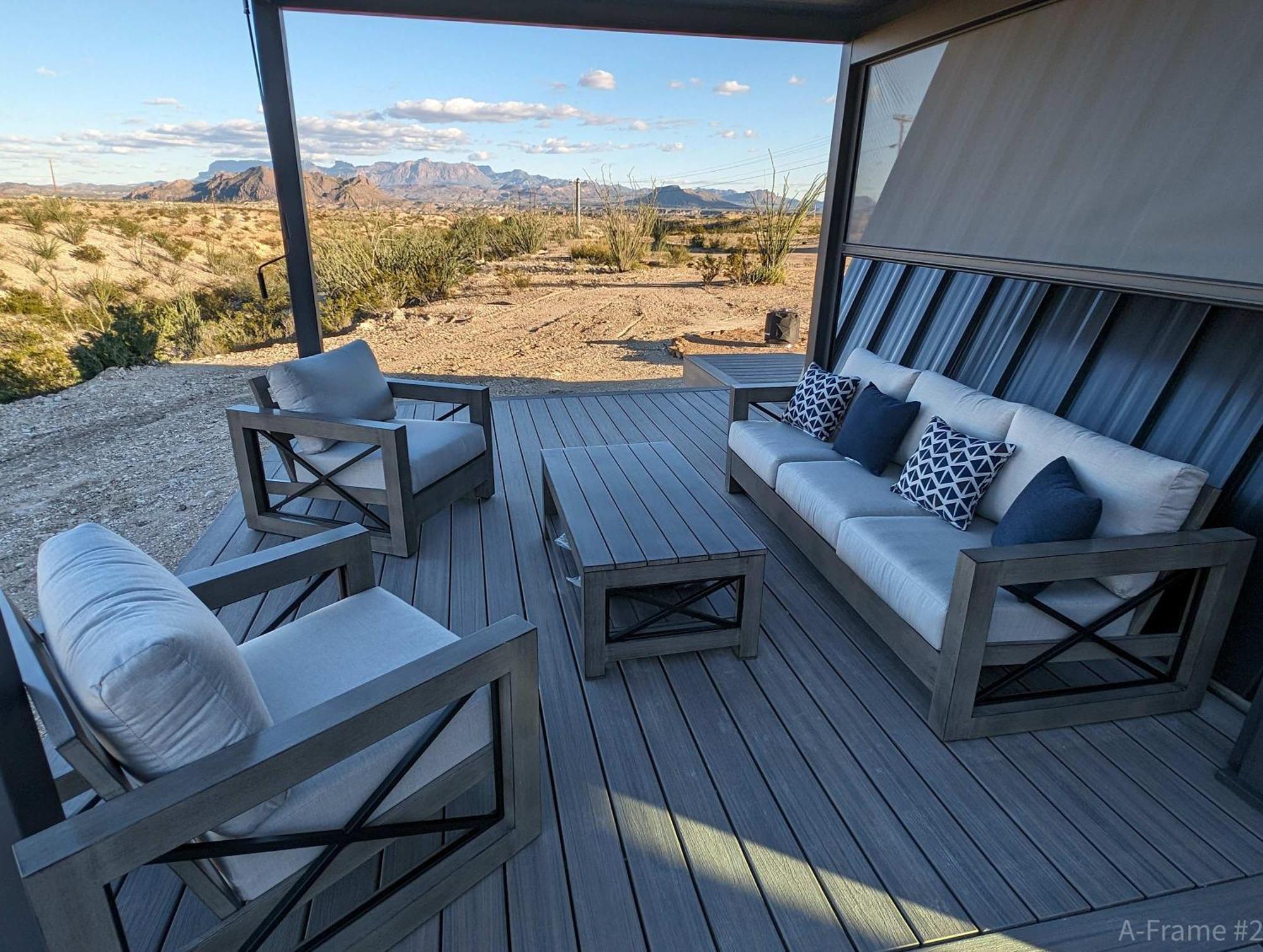 Stardust Big Bend Luxury A-Frame#5 Great Views Villa Terlingua Eksteriør billede